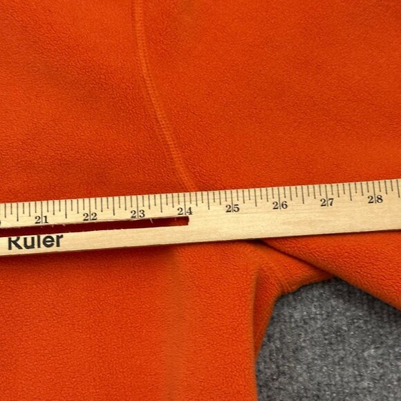 VTG POLO SPORT Ralph Lauren Men XL Orange Fleece Anorak Jacket Polartec 90s RARE - Picture 13 of 14
